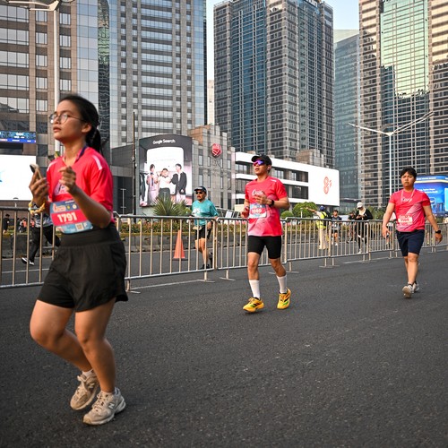Race photo from SMARTFREN RUN 2026
