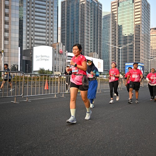 Race photo from SMARTFREN RUN 2026