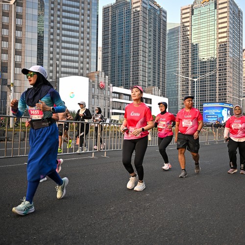 Race photo from SMARTFREN RUN 2026