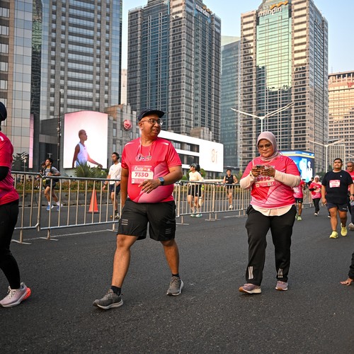 Race photo from SMARTFREN RUN 2026