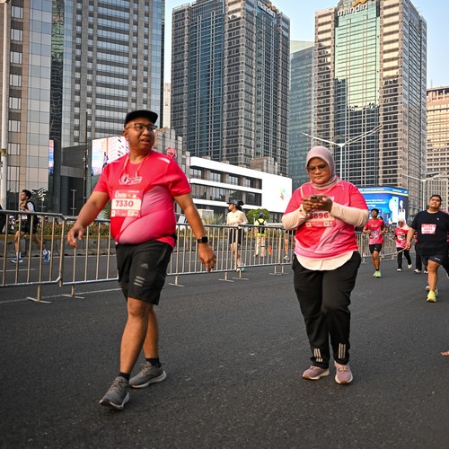 Race photo from SMARTFREN RUN 2026