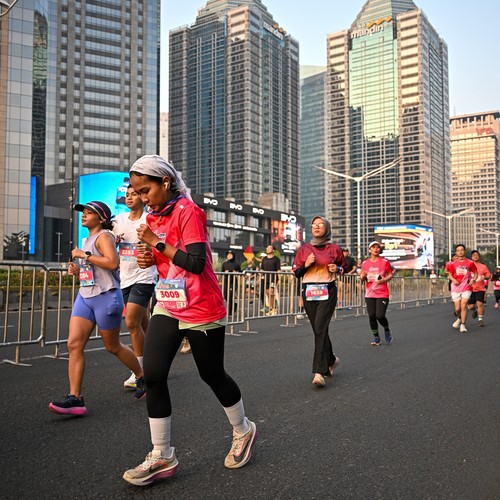 Race photo from SMARTFREN RUN 2026