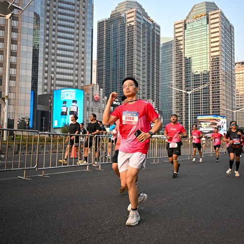Race photo from SMARTFREN RUN 2026