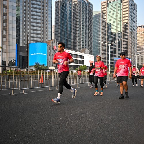 Race photo from SMARTFREN RUN 2026