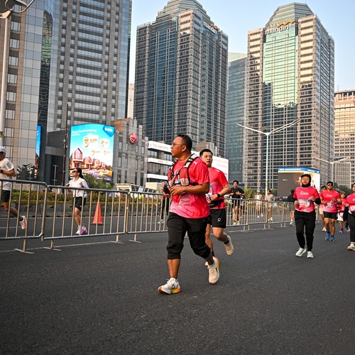 Race photo from SMARTFREN RUN 2026