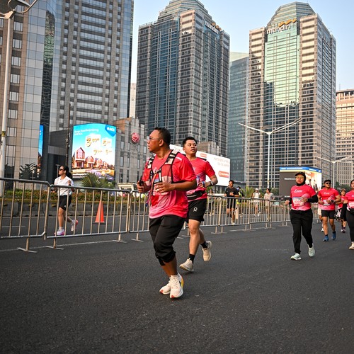 Race photo from SMARTFREN RUN 2026
