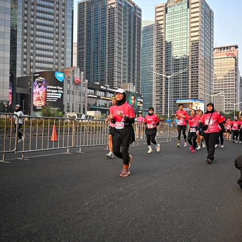 Race photo from SMARTFREN RUN 2026