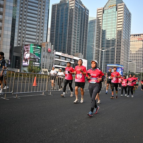 Race photo from SMARTFREN RUN 2026