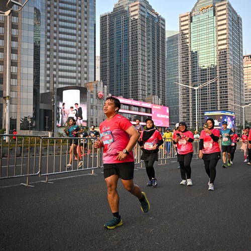 Race photo from SMARTFREN RUN 2026