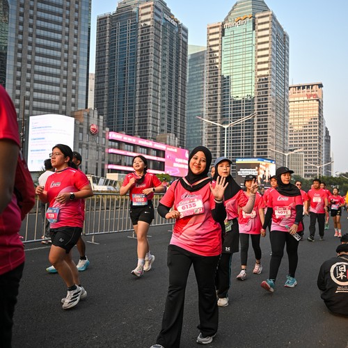 Race photo from SMARTFREN RUN 2026