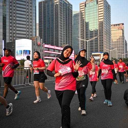 Race photo from SMARTFREN RUN 2026