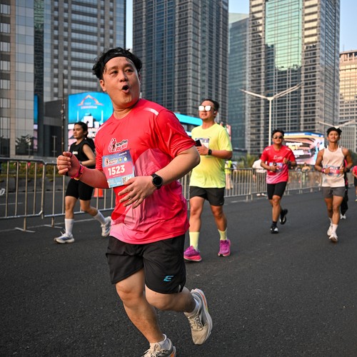 Race photo from SMARTFREN RUN 2026