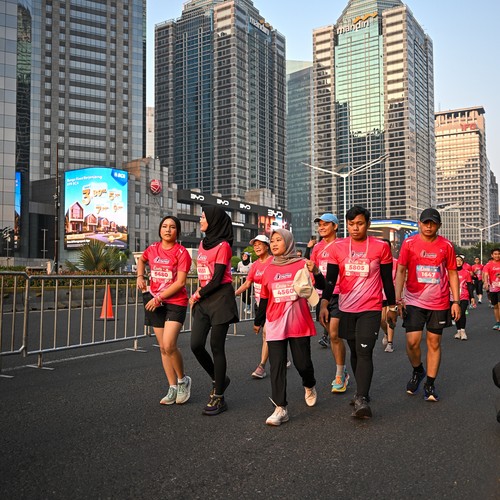 Race photo from SMARTFREN RUN 2026