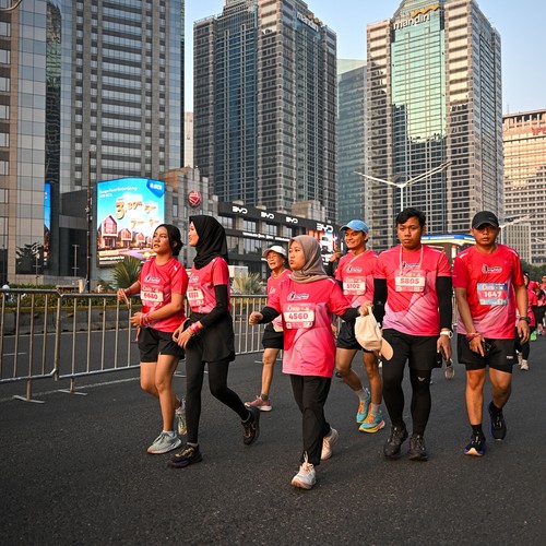 Race photo from SMARTFREN RUN 2026