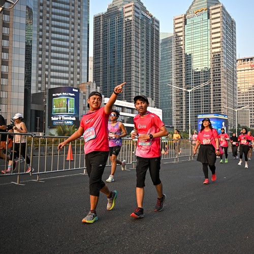 Race photo from SMARTFREN RUN 2026