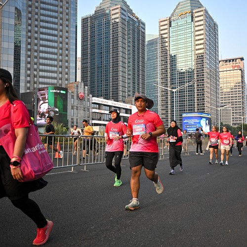 Race photo from SMARTFREN RUN 2026