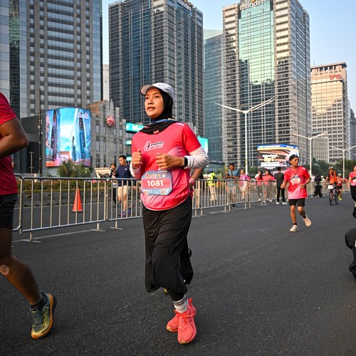 Race photo from SMARTFREN RUN 2026