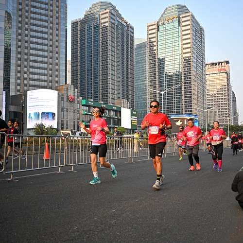 Race photo from SMARTFREN RUN 2026
