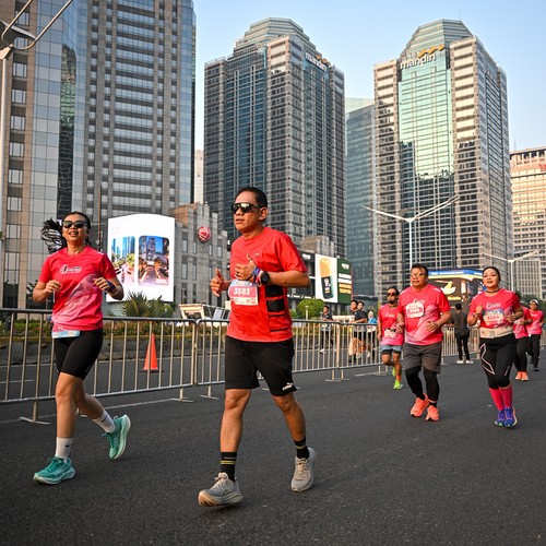 Race photo from SMARTFREN RUN 2026