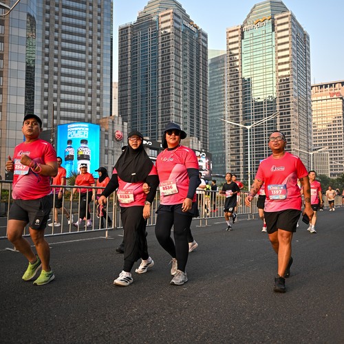 Race photo from SMARTFREN RUN 2026