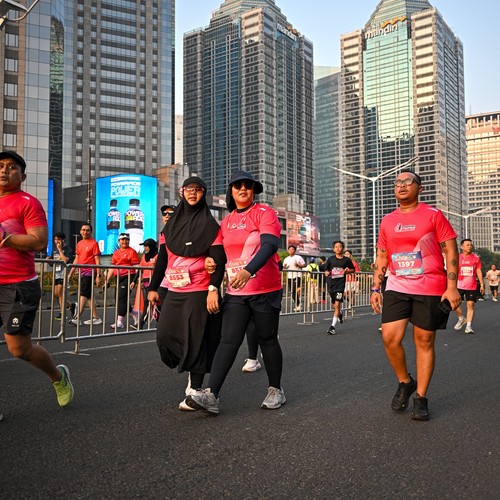 Race photo from SMARTFREN RUN 2026