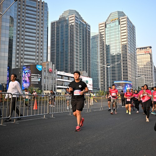 Race photo from SMARTFREN RUN 2026