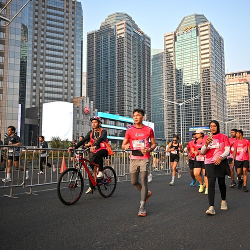 Race photo from SMARTFREN RUN 2026