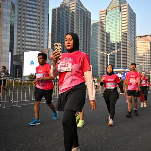 Race photo from SMARTFREN RUN 2026