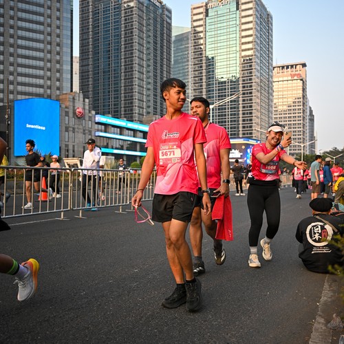 Race photo from SMARTFREN RUN 2026