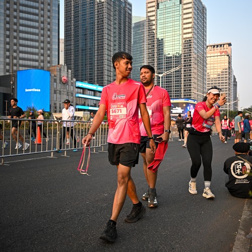 Race photo from SMARTFREN RUN 2026