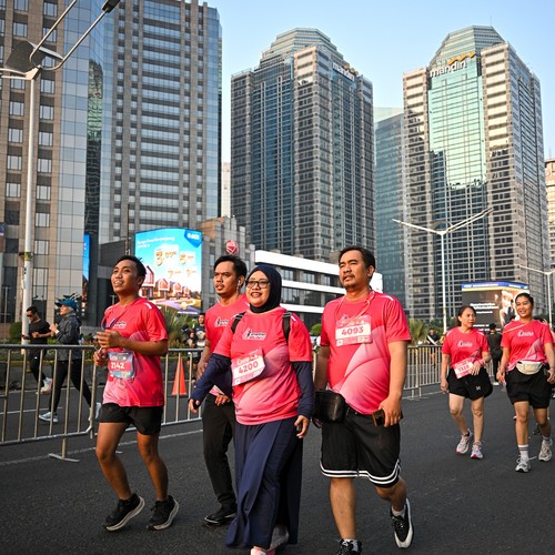 Race photo from SMARTFREN RUN 2026