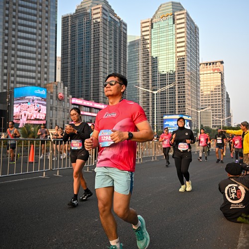Race photo from SMARTFREN RUN 2026