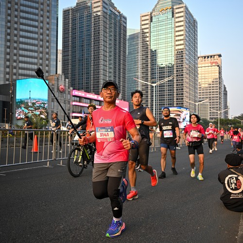 Race photo from SMARTFREN RUN 2026