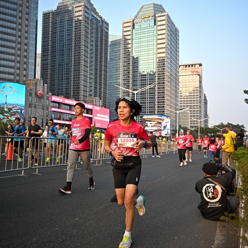 Race photo from SMARTFREN RUN 2026
