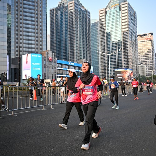 Race photo from SMARTFREN RUN 2026