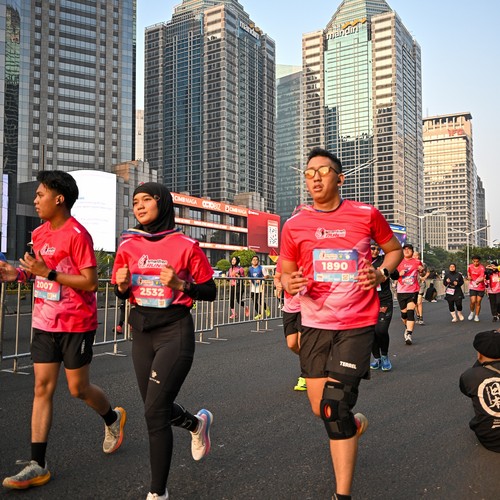 Race photo from SMARTFREN RUN 2026