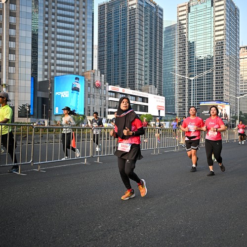 Race photo from SMARTFREN RUN 2026