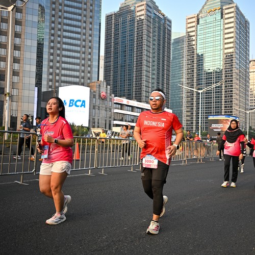 Race photo from SMARTFREN RUN 2026
