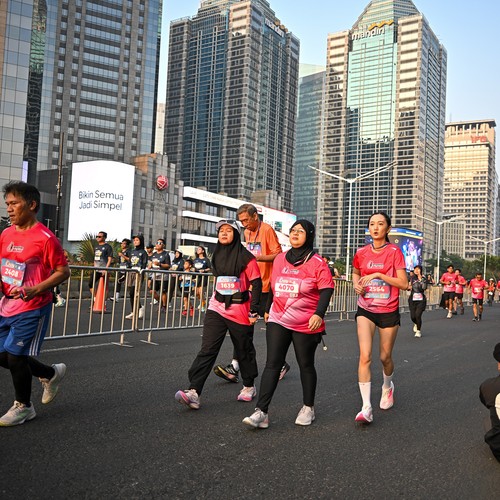 Race photo from SMARTFREN RUN 2026