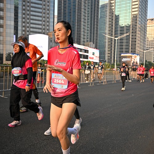 Race photo from SMARTFREN RUN 2026