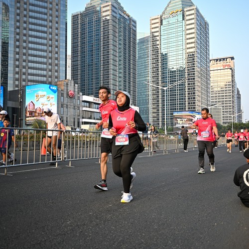Race photo from SMARTFREN RUN 2026