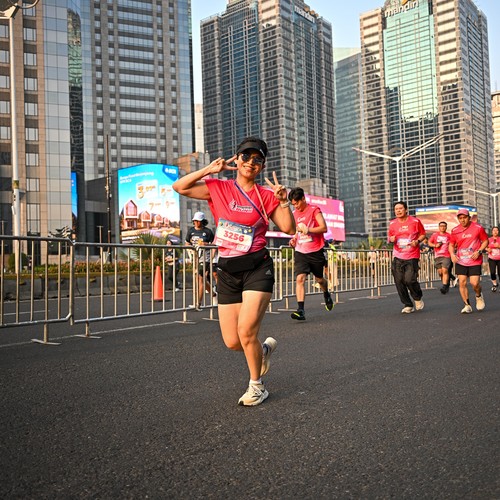 Race photo from SMARTFREN RUN 2026