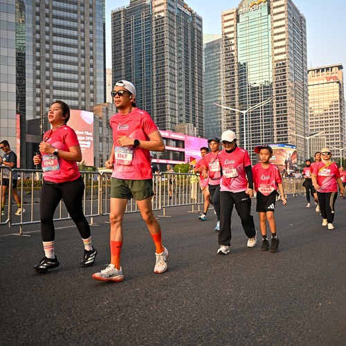 Race photo from SMARTFREN RUN 2026