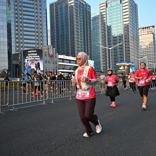 Race photo from SMARTFREN RUN 2026