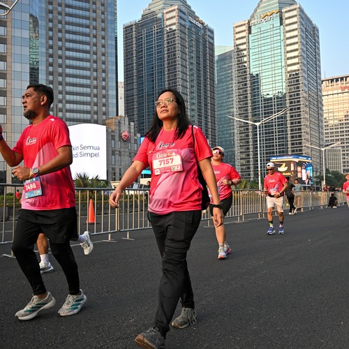 Race photo from SMARTFREN RUN 2026