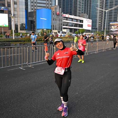 Race photo from SMARTFREN RUN 2026
