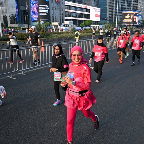 Race photo from SMARTFREN RUN 2026