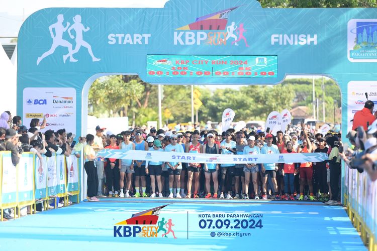 Race photo from KBP City Run 2024
