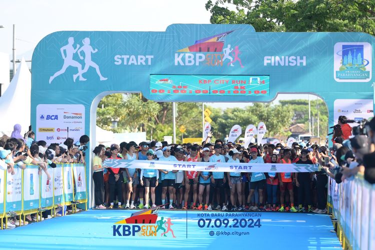 Race photo from KBP City Run 2024