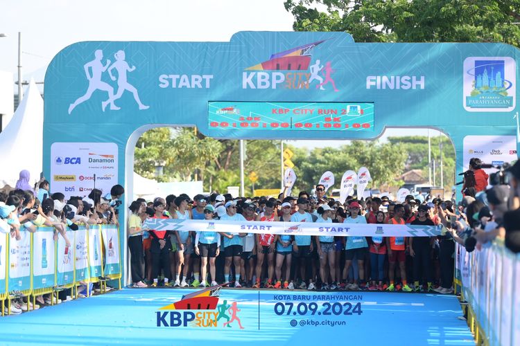 Race photo from KBP City Run 2024